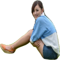 Repaired Old Image with Object Removed (Outlined)